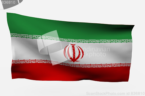Image of Iran 3d flag