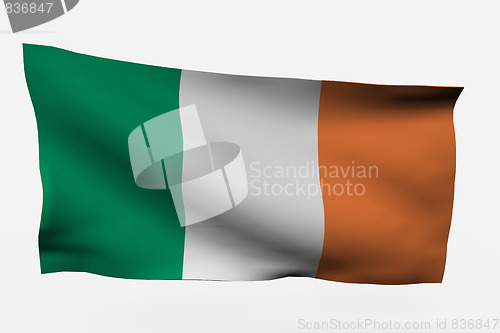 Image of Ireland 3d flag