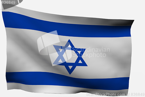 Image of Israel 3d flag