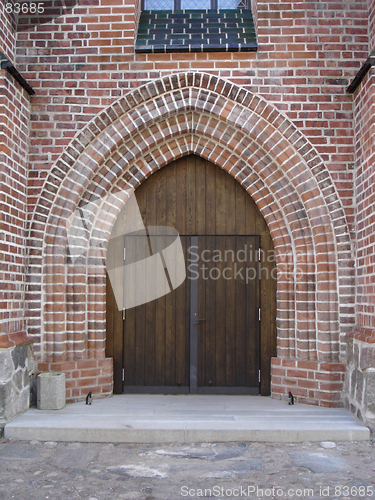Image of church door