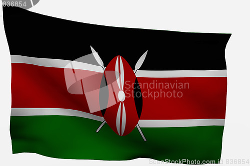 Image of Kenya 3d flag