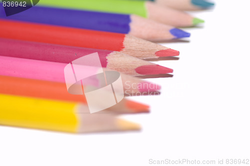 Image of pencils rainbow