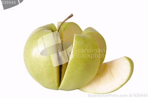 Image of sliced organic apple