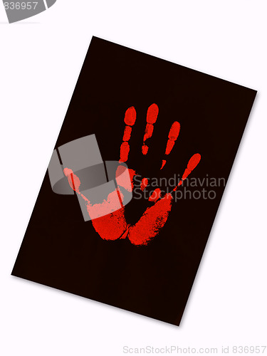 Image of hand print