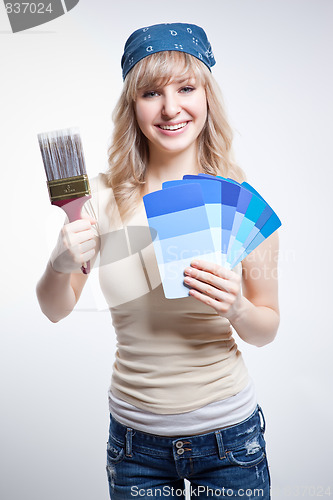 Image of Painting woman