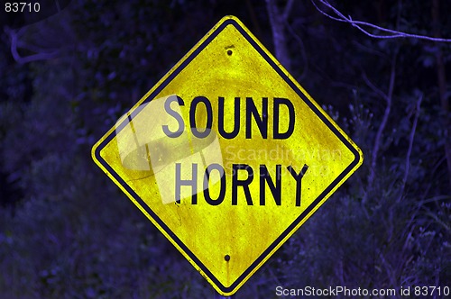 Image of sound horny