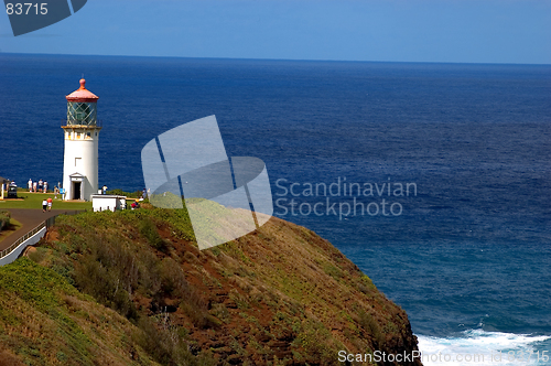 Image of old pacific lighthouse