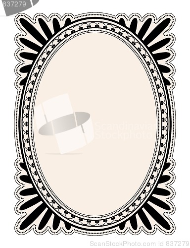 Image of Oval frame