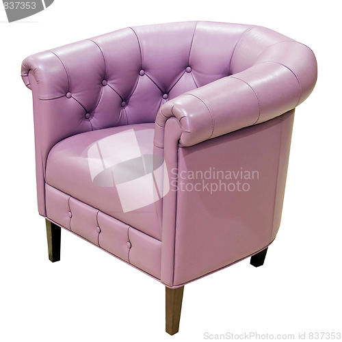 Image of Purple armchair