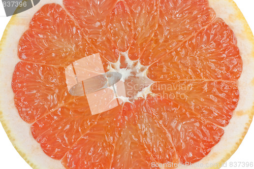 Image of Nahaufnahme einer Grapefruit