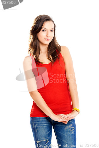 Image of Beautiful teenage girl