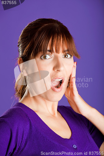 Image of Astonished woman