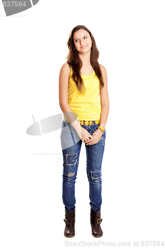 Image of Young teenage girl