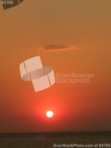 Image of A cloud in the sky