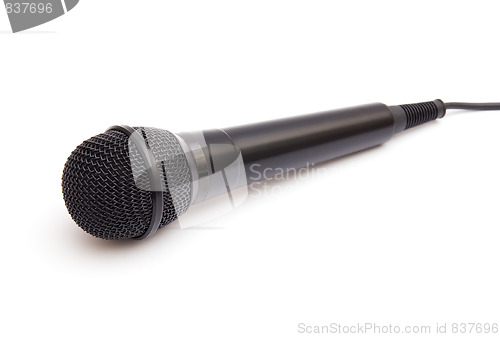 Image of Black microphone