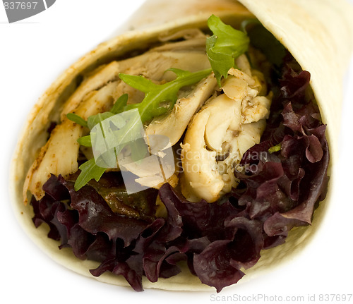 Image of chicken wrap