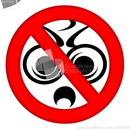 Image of No Stupid Woodpeckers Area Sign