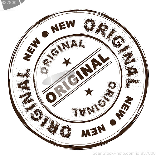 Image of original ink rubber stamp