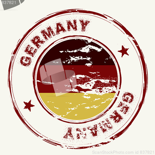 Image of germany ink stamp