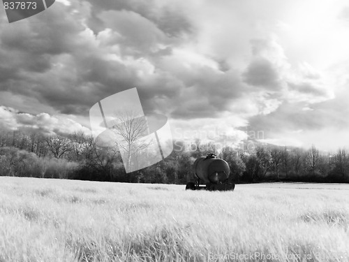 Image of Infrared countryside scene