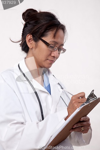 Image of Asian woman doctor physician