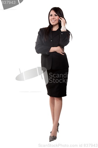 Image of Attractive twenties hispanic businesswoman