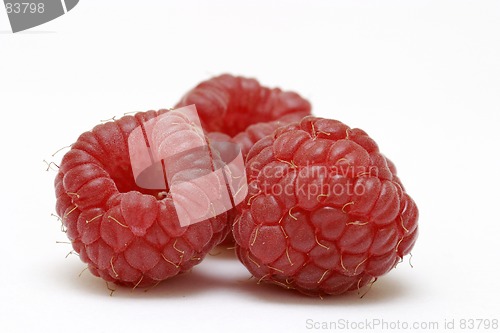 Image of Three Raspberries