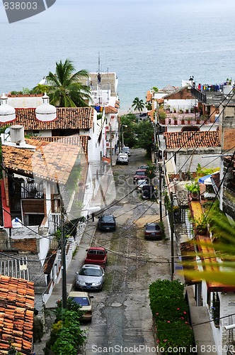 Image of City street in Puerto Vallarta, Mexico