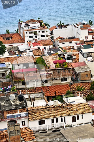Image of Rooftops in Puerto Vallarta, Mexico