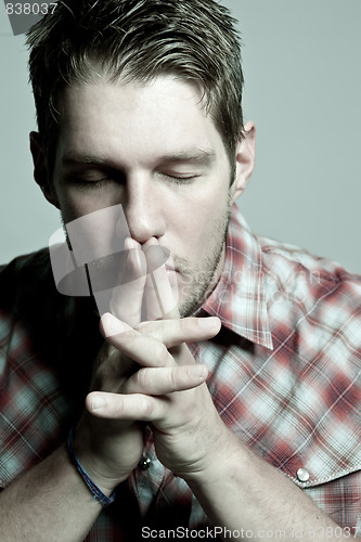 Image of Praying man
