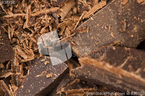 Image of Chopped chocolate