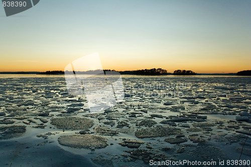 Image of Seashore in winter