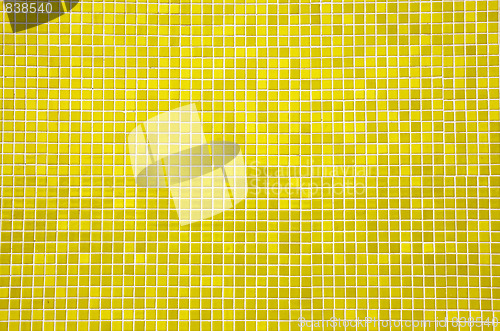 Image of yellow mosaic tiles