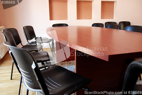 Image of Office meeting desk