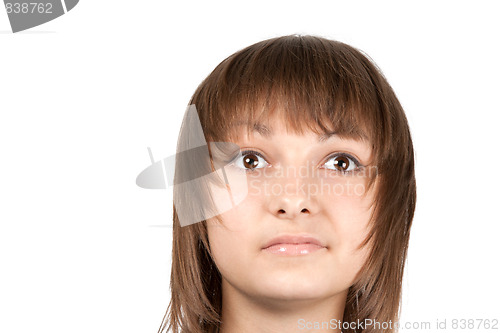 Image of Portrait of the young beautiful girl