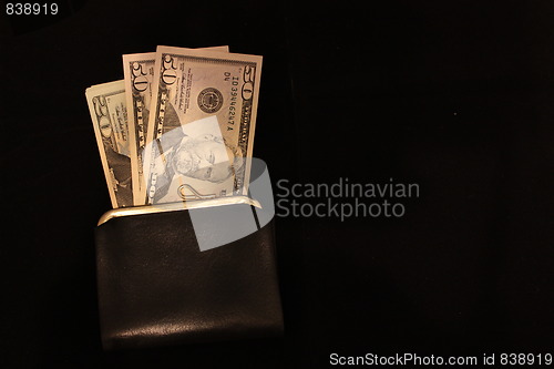 Image of Wallet with money
