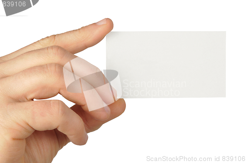 Image of Blank Business Card