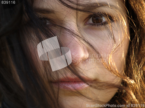 Image of Girl on Bridge