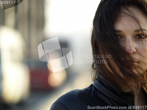 Image of Girl on Bridge