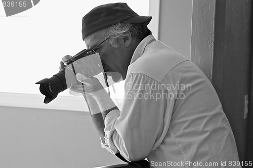 Image of photographer working