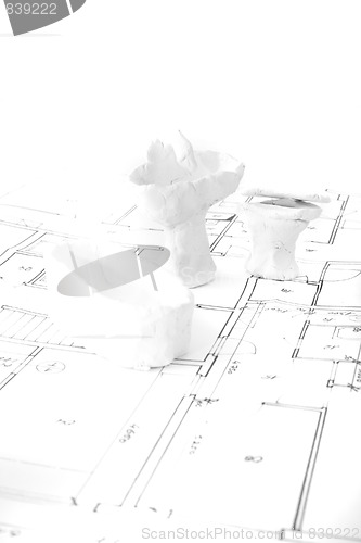 Image of plans and toys