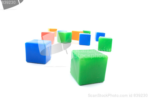 Image of color cubes