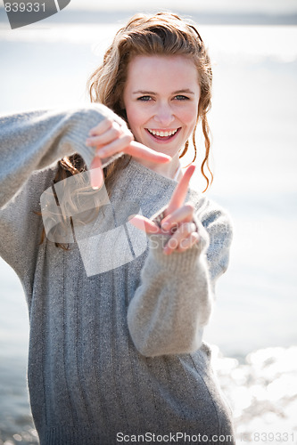 Image of Beautiful summer girl