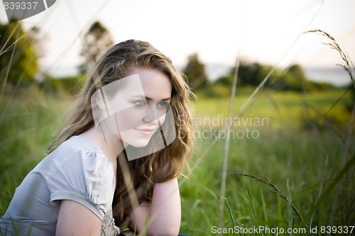 Image of Beautiful summer girl