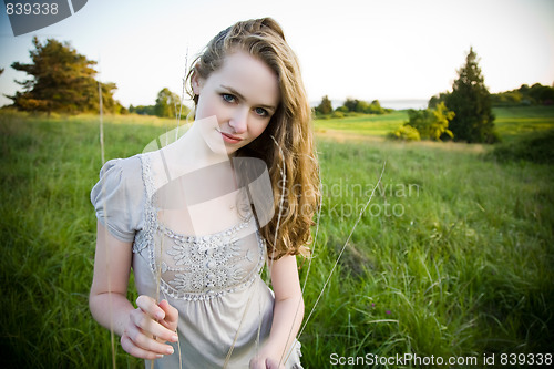 Image of Beautiful summer girl