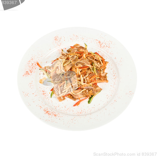Image of Salad with pig ear with celery