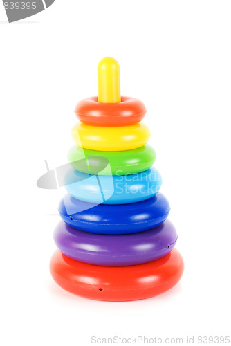 Image of Plastic toy pyramid