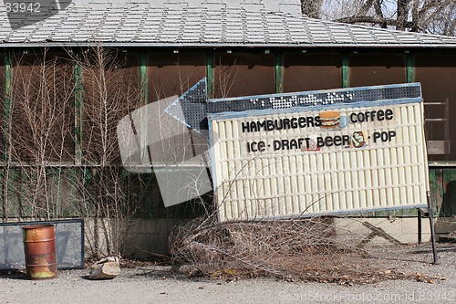 Image of old restaurant sign