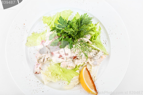 Image of seafood salad