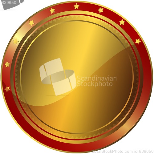 Image of Gold And red Award